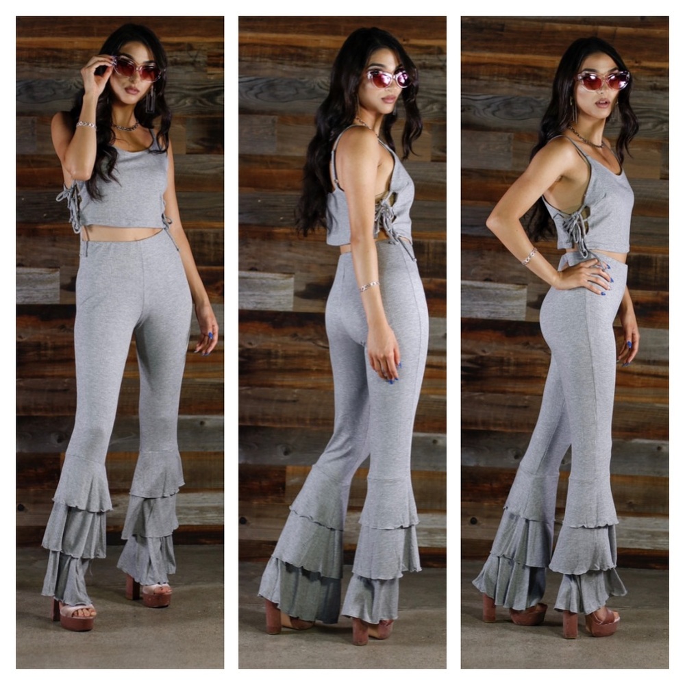 Flare bottom pant set